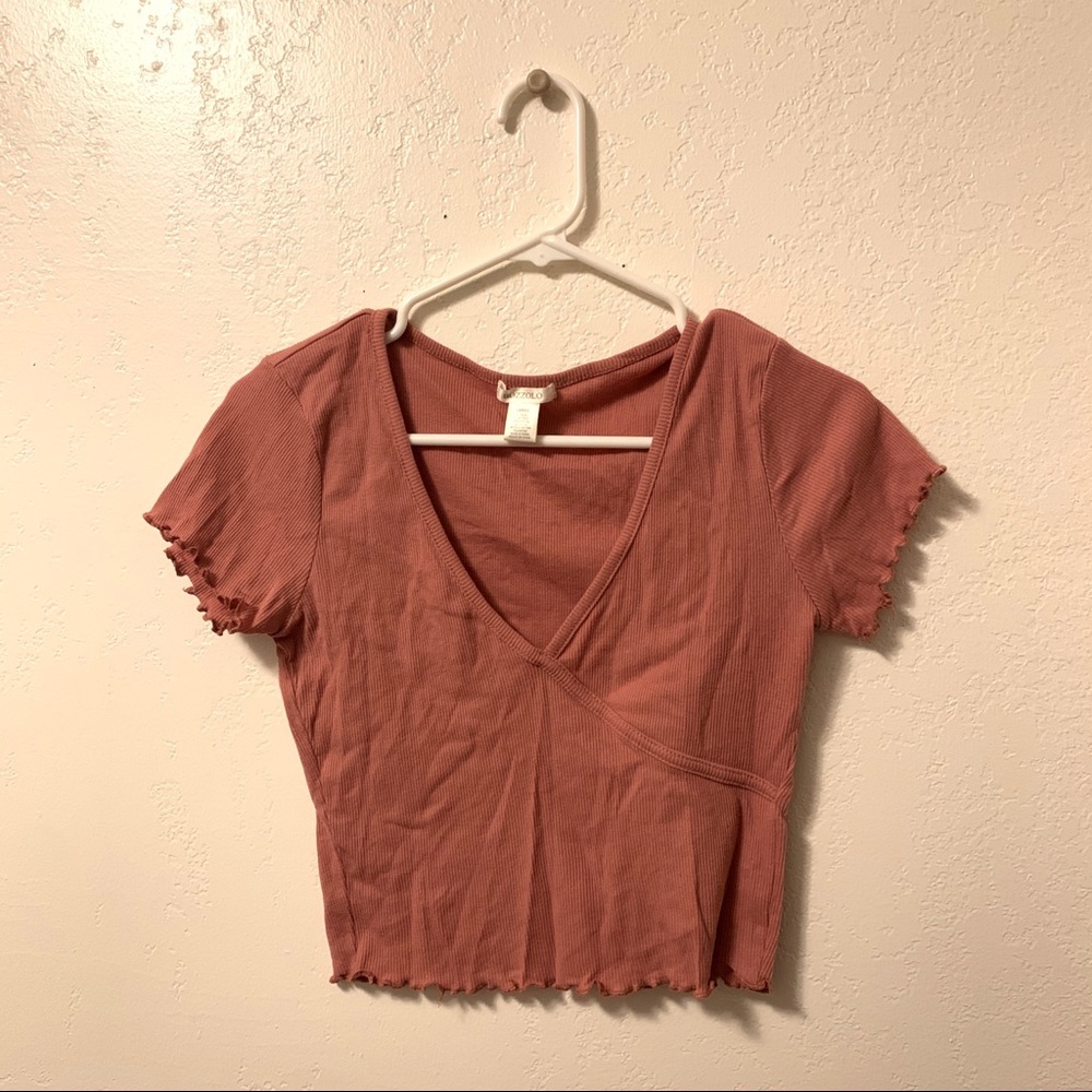 PINK CROP TOP